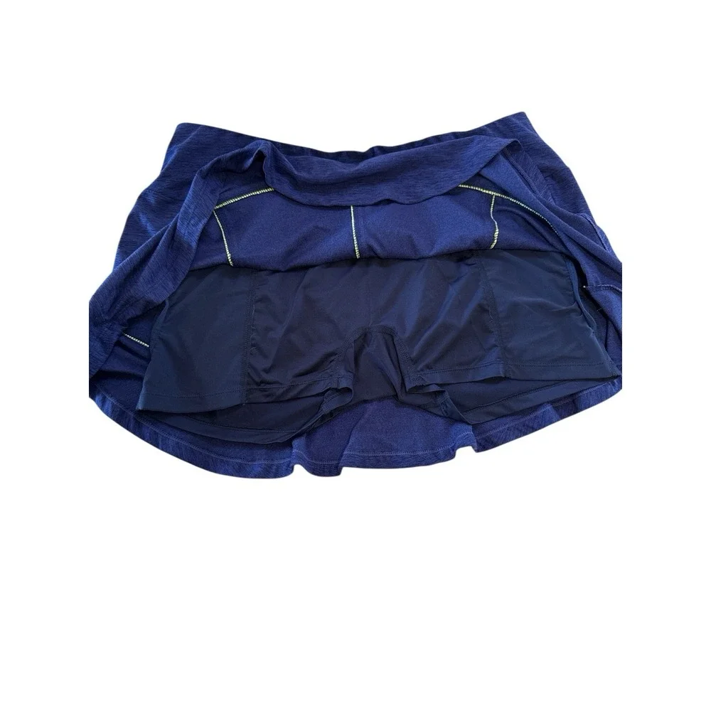 Tail Golf Tennis Skort‎ Womens XL Blue Textured Athletic Skirt Built-in Shorts